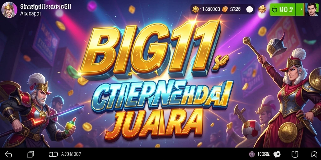 Tangkapan layar utama dari gameplay BIG11 dengan taktik strategi yang menarik.