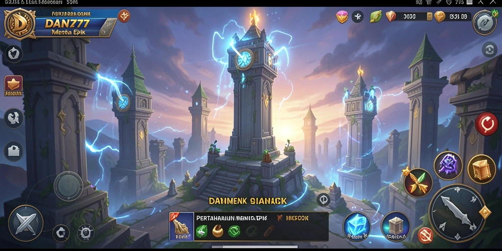 Gameplay Tower Defense yang mendebarkan dan strategis.