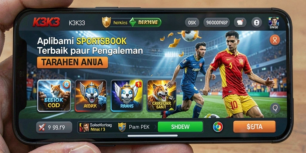 Tampilan menarik dari gameplay K3K3 yang memukau dan interaktif.
