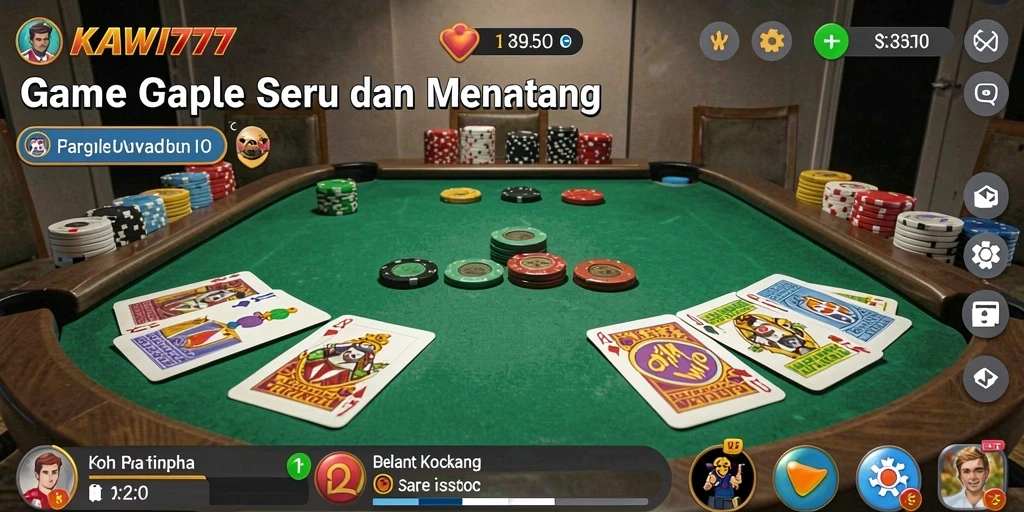 Tampilan gameplay KAWI777 yang seru dan menarik.