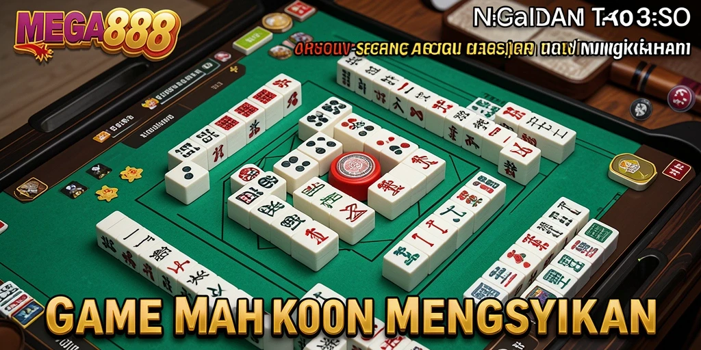 Tampilan gameplay seru Mahjong di MEGA888.