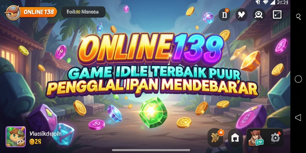Tampilan gameplay <strong>ONLINE138</strong> yang menakjubkan dan penuh warna.