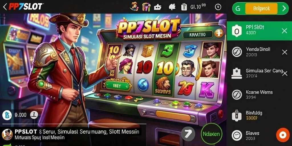 Tampilan gameplay menarik dan interaktif dari PP7SLOT.