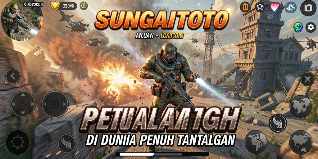 Tampilan seru dari gameplay SUNGAITOTO yang penuh aksi.