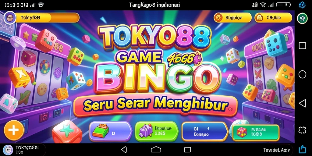 Gameplay seru Bingo di TOKYO88 dengan berbagai tema.